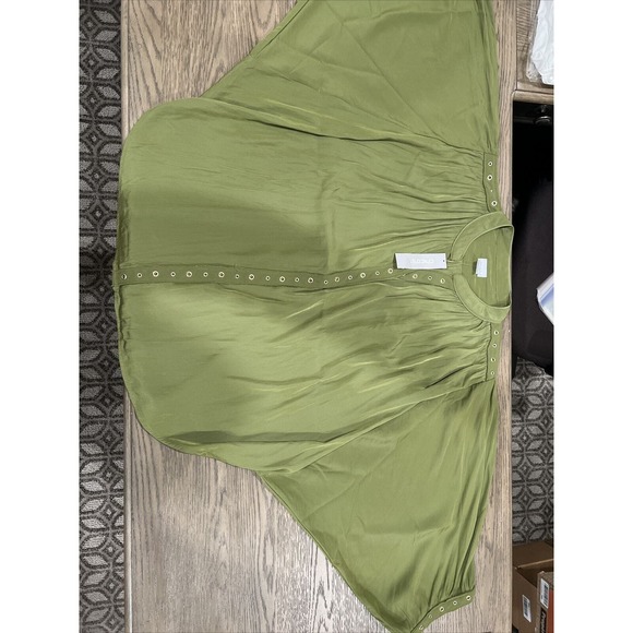 Chico Top Women’s To Green‎ Gold Accents Blouse - Picture 13 of 13